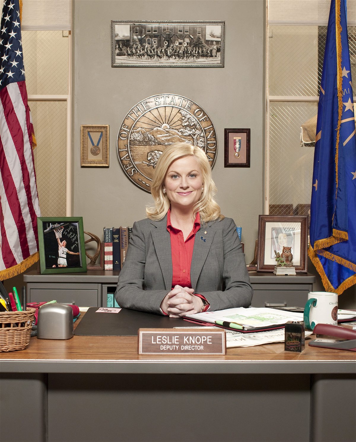 <i>Mitchell Haaseth/NBC</i><br/>Amy Poehler as Leslie Knope in 