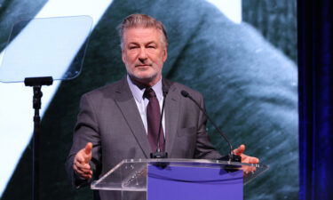 Alec Baldwin is pictured here at the Robert F. Kennedy Human Rights Ripple of Hope Gala in New York in December 2022.