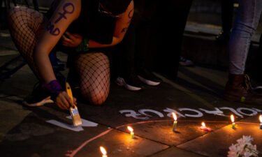 A group of women from different feminist collectives meet in Bogota to commemorate the International Day of Non-Violence against Women on November 25