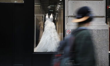 A David's Bridal store stands in Manhattan on November 19