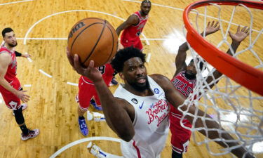 Embiid is topping the scoring charts for the second year running.