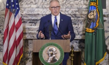Washington Gov. Jay Inslee speaks as he gives his annual State of the State address