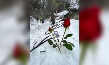 Flowers are seen in this photo posted to Facebook by the Duchesne County Sheriff's Office.