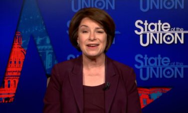 Sen. Amy Klobuchar speaks on CNN's State of the Union on Sunday