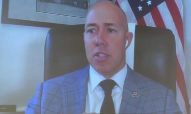 U.S. Rep. Brian Mast speaks at a Rivers Coalition meeting held April 27.