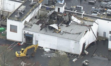 A worker is missing after a "violent explosion" tore apart a chemical facility in Newburyport early Thursday morning.