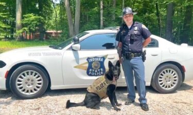 ISP K-9 Jett will soon be protected by a new bullet and stab-proof vest. ISP Putnamville District announced Jett received the vest through a sponsorship from the non-profit organization Vested Interest K-9