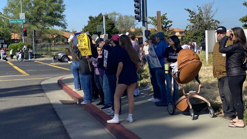 <i>KCRA</i><br/>More than 100 Rocklin High School students and their parents held a protest Wednesday calling on the district to protect girls on campus. The protest follows a student coming forward at a school board meeting last week alleging that a Rocklin High School football player secretly recorded sexual situations with her and then shared them on social media without her consent.