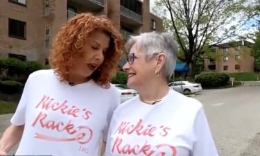 Rickie Blumenthal (right) never missed her annual mammogram