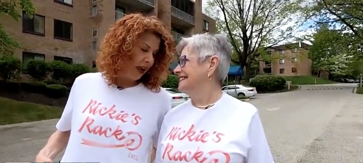 <i>KYW</i><br/>Rickie Blumenthal (right) never missed her annual mammogram