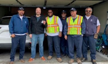 A Chino Hills sanitation crew recovered an engagement ring after a year-long search.