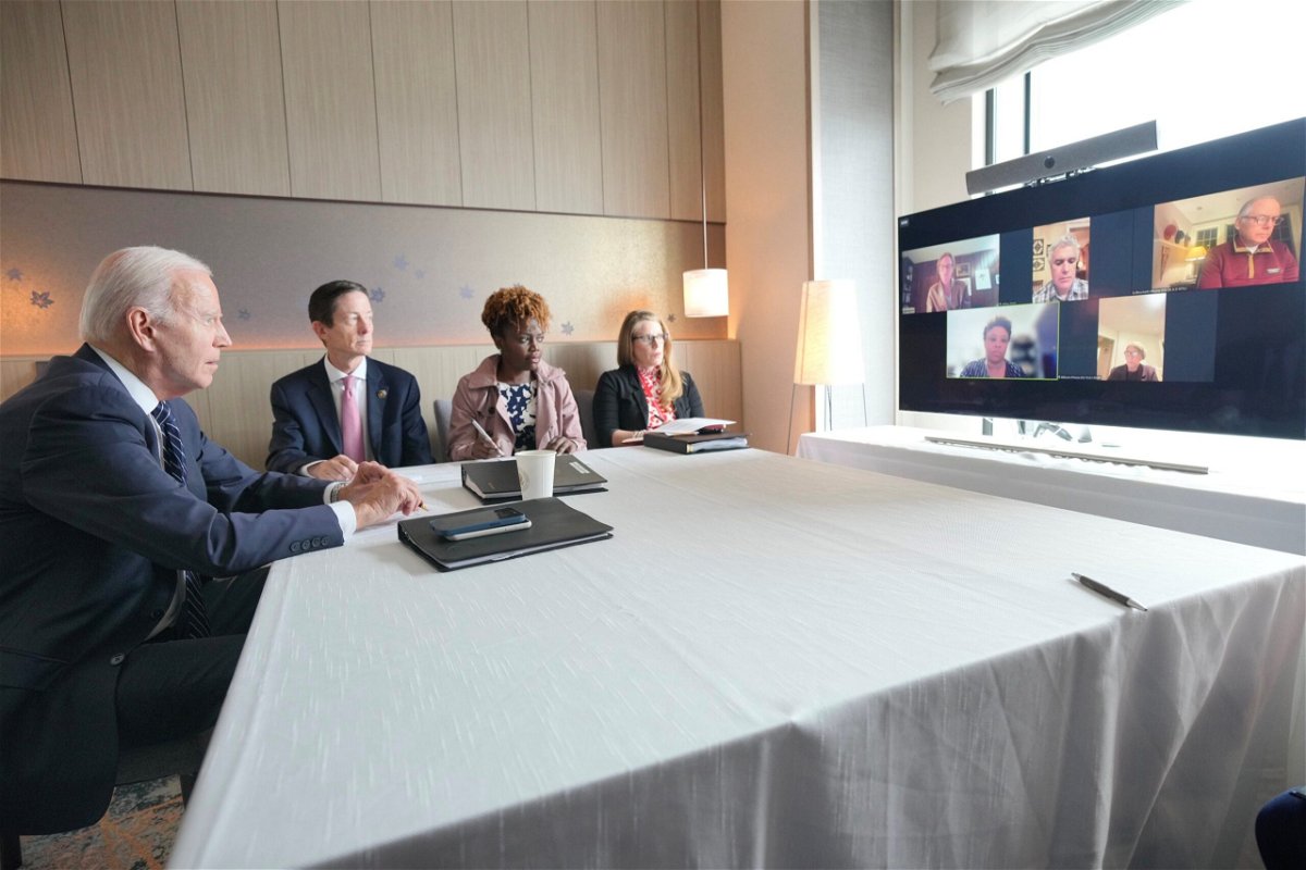 <i></i><br/>President Joe Biden holds on Friday a virtual meeting with his debt limit negotiating team while he is in Japan.