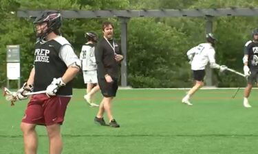 St. Joseph's Prep lacrosse team rallies behind their coach after his son's cancer diagnosis.