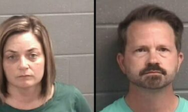 Krista and Tyler Schindley have been arrested after police discovered their 10-year-old son