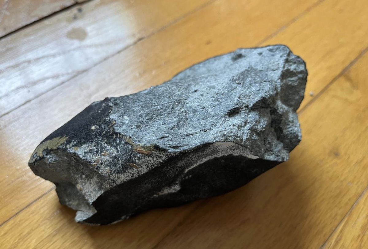 <i>Hopewell Township Police</i><br/>Police said the possible meteorite penetrated the roof