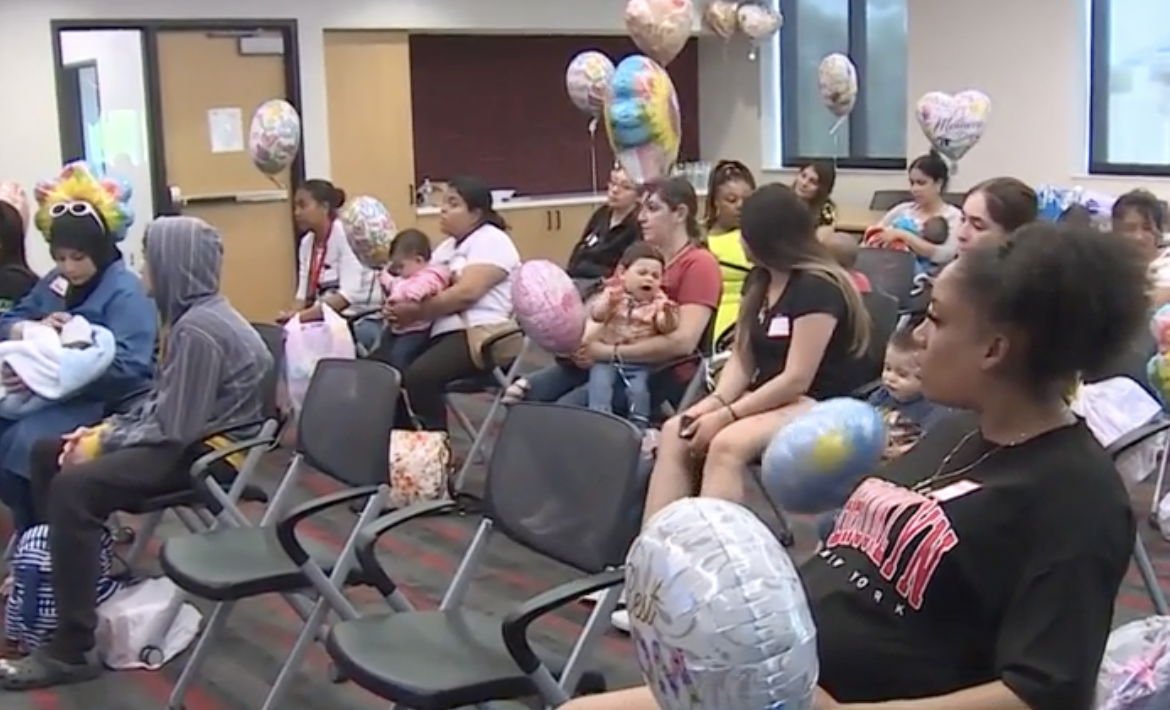 <i>KETV</i><br/>A group of 30 local moms got an early start to Mother's Day. What they thought was just a car seat safety class