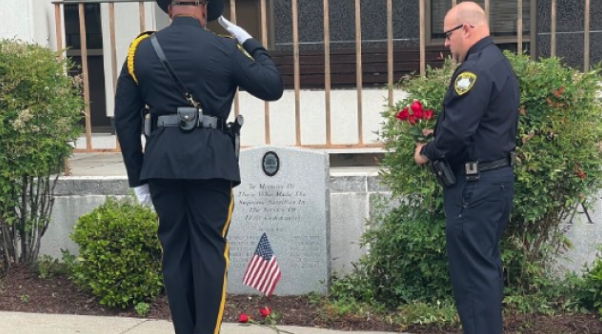 <i>Petersburg Police Department</i><br/>The City of Petersburg honored the six Petersburg Police Officers who have been killed in the line of duty since 1889. They were remembered during the annual Law Enforcement Memorial Service held on the steps of the Petersburg Police headquarters on Monday.