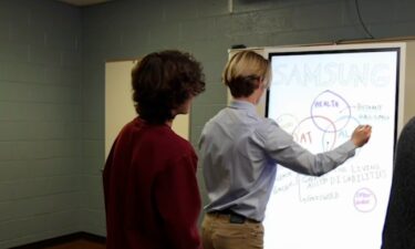 Five seniors at Brandywine High School in Wilmington received quite the celebration when they arrived at school on Wednesday. The members of the school's STEM team just won a national competition for something they created.