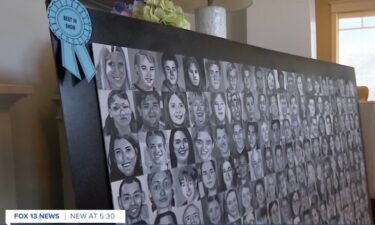 A Corner Canyon High School student commemorated the lives of those lost in school mass shootings by hand painting the portraits of 200 victims. Abigail Burton's art not only captures the essence of each individual but also aims to raise awareness about the alarming trend of school shootings.