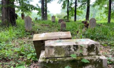 The erosion is exposing some of the caskets on the grounds. Catchings said it’s been caused by heavy rain and flooding in the area.