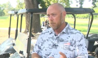 The security system at Swenson Golf Course in Stockton captured the moment someone stole a special Paramobile golf cart