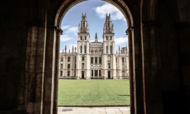Oxford University will remove the Sackler name from its buildings. A view of All Souls College