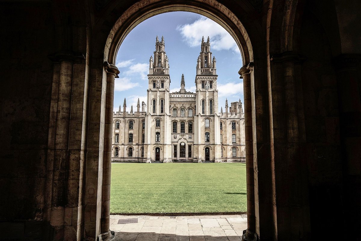 <i>Christopher Furlong/Getty Images</i><br/>Oxford University will remove the Sackler name from its buildings. A view of All Souls College