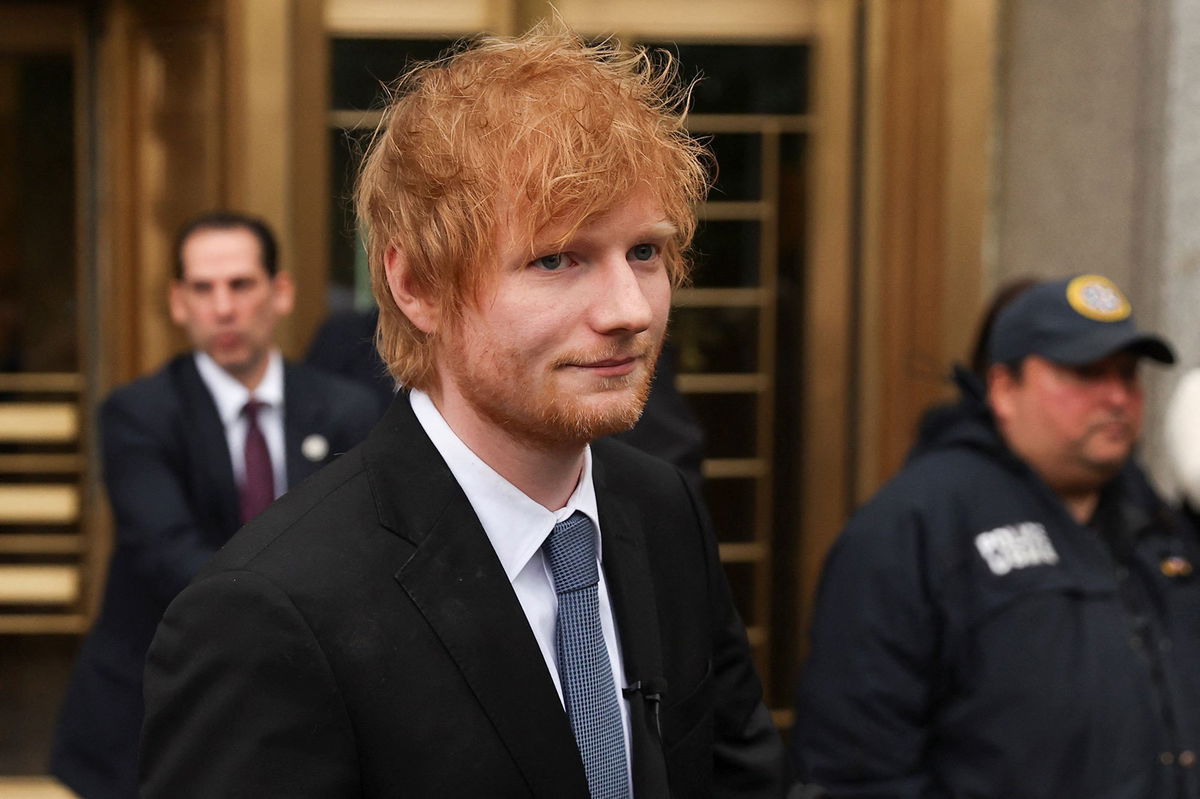 <i>Shannon Stapleton/Reuters</i><br/>A federal district judge dismissed another lawsuit that claimed Ed Sheeran’s hit “Thinking Out Loud” copied the 1973 Marvin Gaye hit “Let’s Get It On.” Sheeran is seen here leaving the Manhattan federal court after his copyright trial in New York City on May 4.