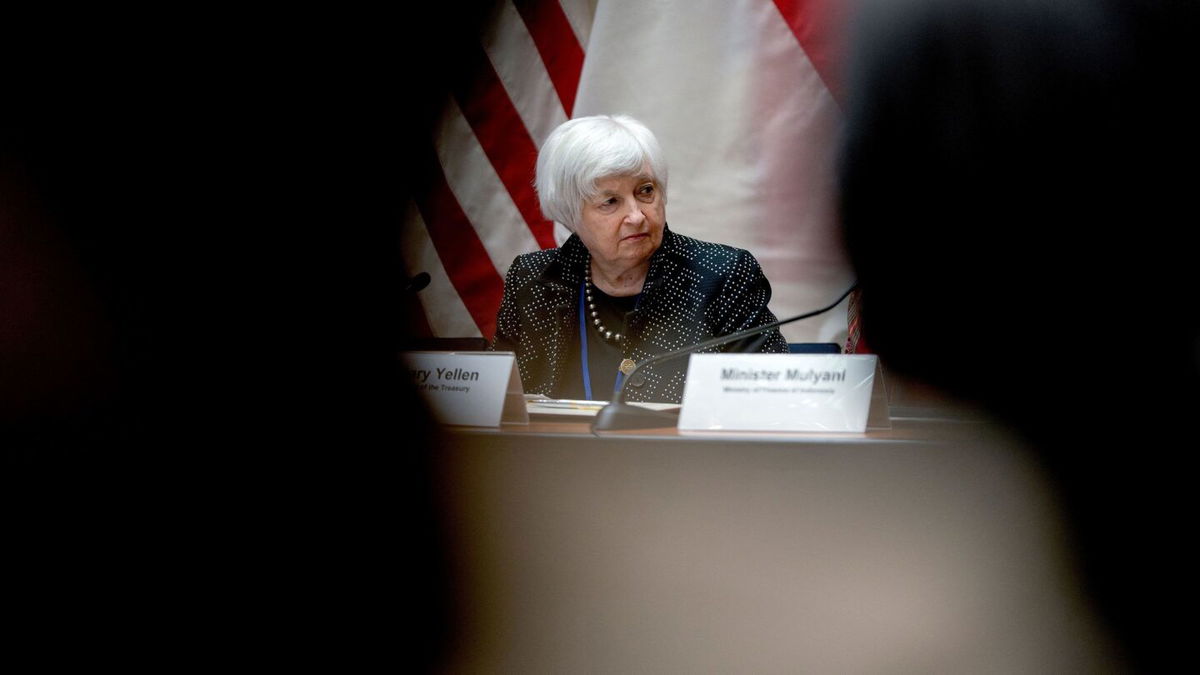 <i>Stefani Reynolds/AFP/Getty Images/File</i><br/>Treasury Secretary Janet Yellen