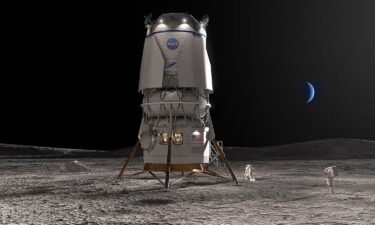 Shown here is an artist's concept of Blue Origin's lunar lander