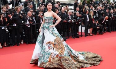 Fan Bingbing attends the "Jeanne du Barry" screening at the 76th annual Cannes film festival on May 16 in Cannes