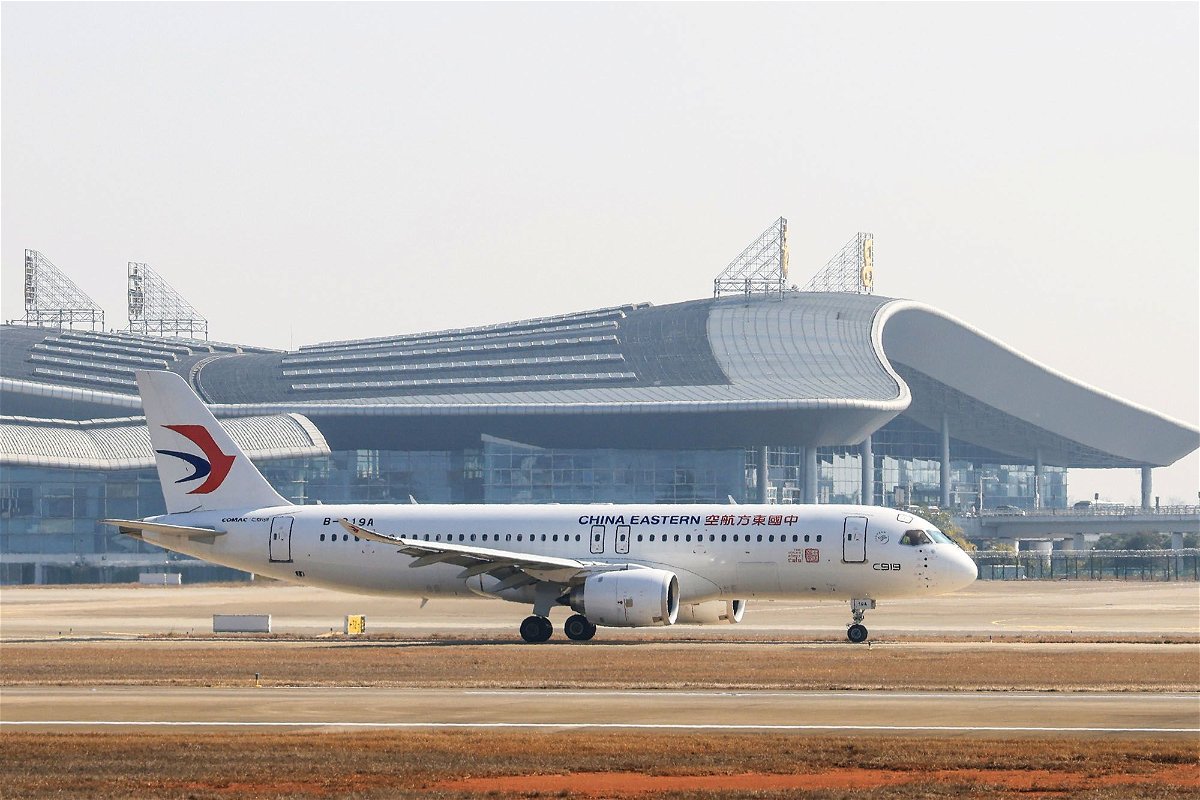<i>Ma Yue/VCG/Getty Images/File</i><br/>China’s first large homegrown passenger jet