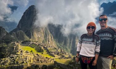 Anna and Tom hiked Machu Picchu in Peru together.
