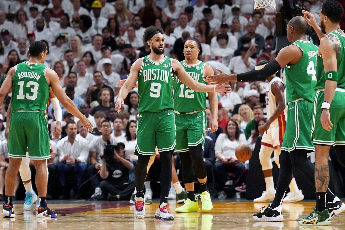 <i>Jesse D. Garrabrant/NBAE/Getty Images</i><br/>The Celtics trail the series 3-1 after winning Game 4.