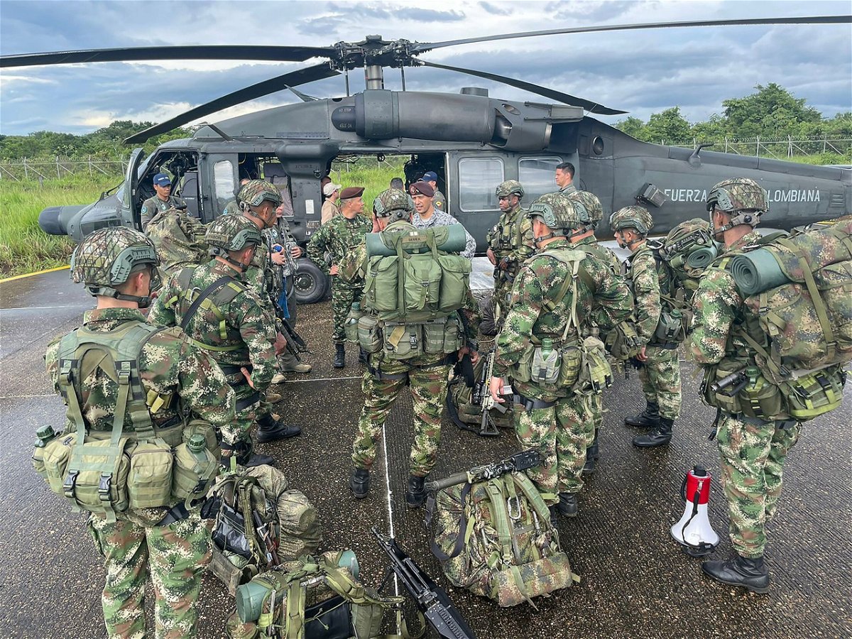<i>Colombian Military Forces/Reuters</i><br/>A huge operation is underway to find the missing children.