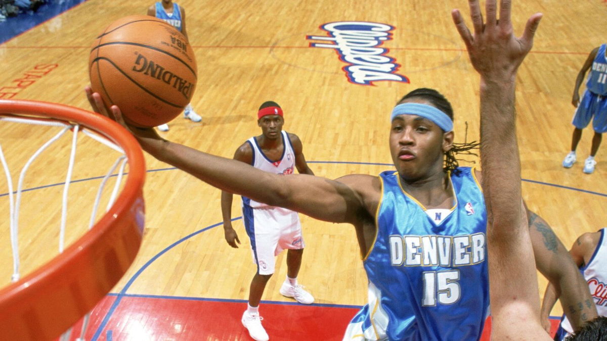 <i>Noah Graham/NBAE via Getty Images</i><br/>Carmelo Anthony during his time with the Denver Nuggets.