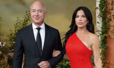 Jeff Bezos and Lauren Sanchez are seen here in 2022.