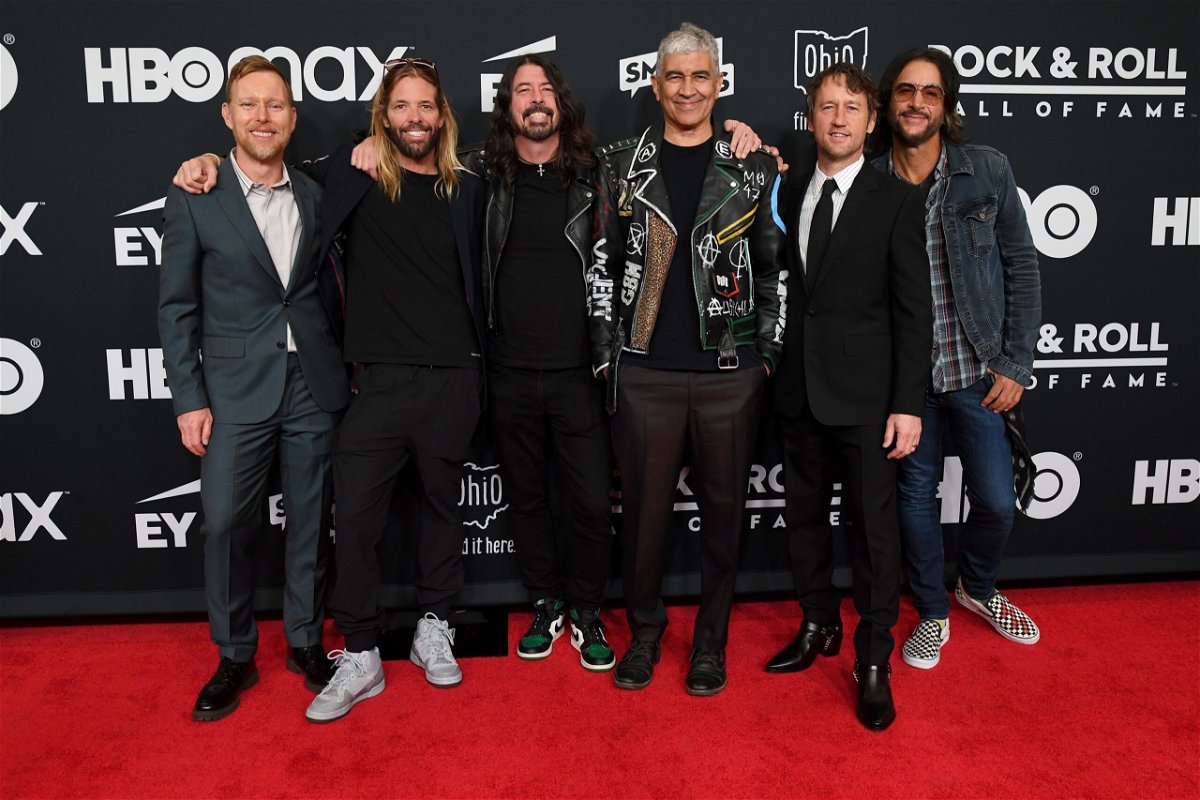 <i>Kevin Mazur/Getty Images for The Rock and Ro</i><br/>(From left) Nate Mendel