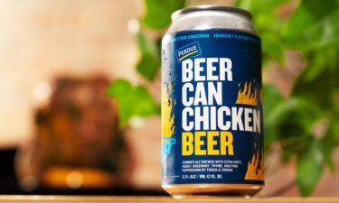 Perdue made its own beer for "beer can chicken."