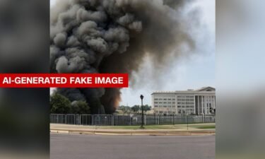 A fake image purporting to show an explosion near the Pentagon was shared by multiple verified Twitter accounts on May 22