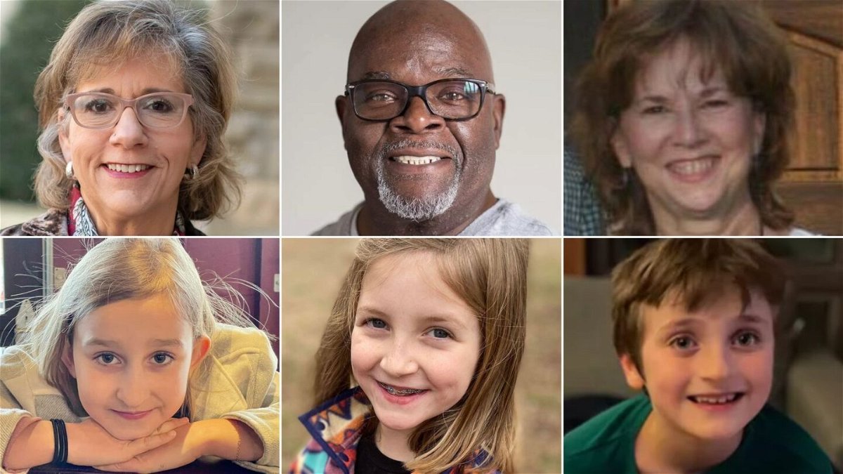 <i>From The Covenant School/Covenant Presbyterian Church/Facebook/KMOV/Dieckhaus Family</i><br/>The Covenant School shooting victims (top row) Katherine Koonce
