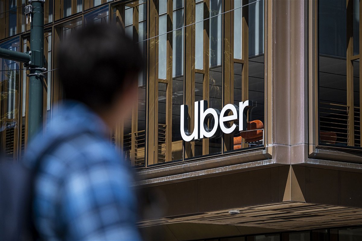 <i>David Paul Morris/Bloomberg/Getty Images</i><br/>The Uber headquarters in San Francisco