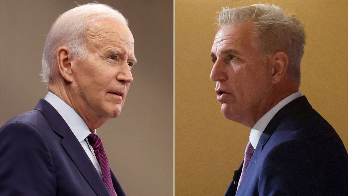 <i>Reuters</i><br/>President Joe Biden (left) and Speaker of the House Kevin McCarthy are seen here in a split image.
