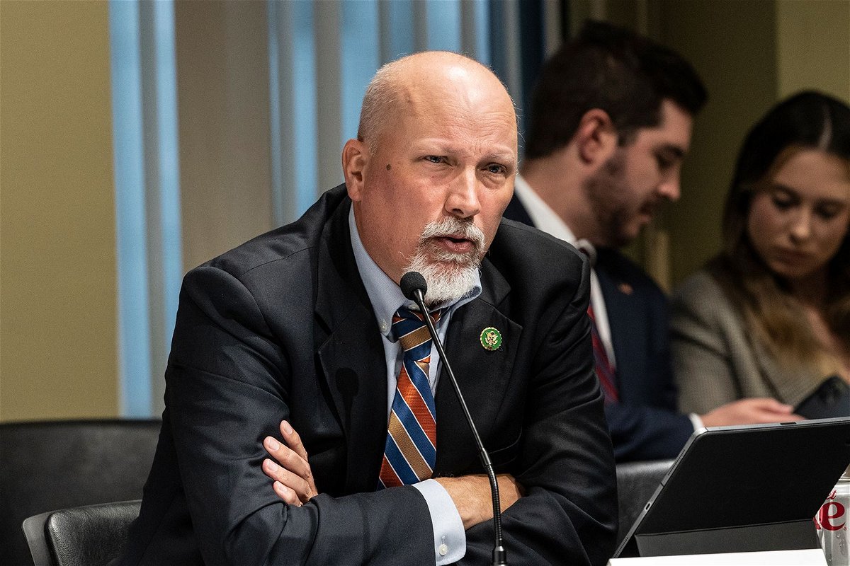 <i>Lev Radin/SIPAPRE/Sipa USA / AP</i><br/>Republican Rep. Chip Roy of Texas speaks during House Judiciary Committee field hearing in New York City on April 17