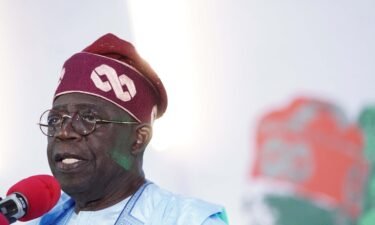 Bola Ahmed Tinubu thanks his supporters after he was declared winner in Nigeria's presidential election