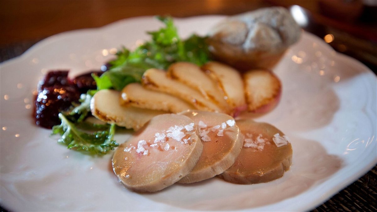 <i>Randall Benton/Sacramento Bee/Getty Images</i><br/>Foie gras served in a restaurant in California.