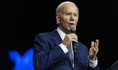 US President Joe Biden speaks during an event at SUNY Westchester Community College in Valhalla