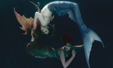 Jasmine the Siren and The Hydroblade Mermaid in the Netflix docuseries "Merpeople."