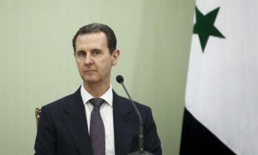 Syria's President Bashar al-Assad on May 3 in Damascus