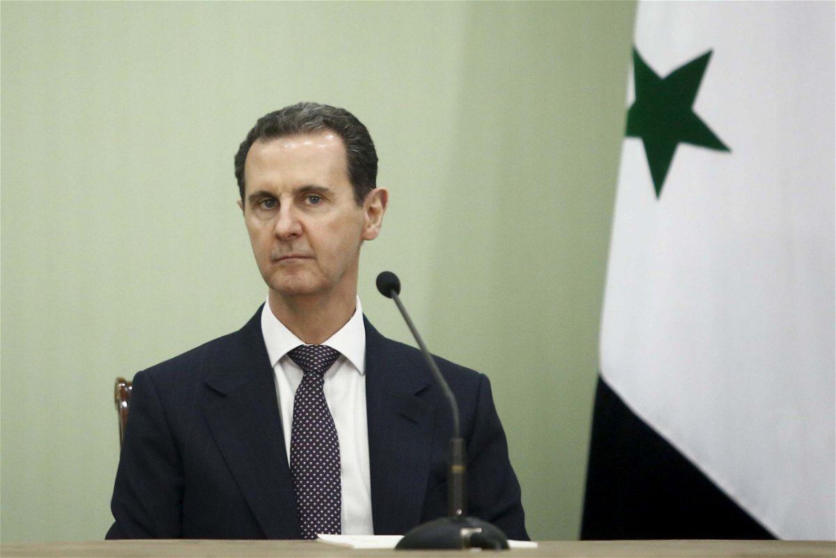 <i>Borna News/Matin Ghasemi/Aksonline ATPImages/Getty Images</i><br/>Syria's President Bashar al-Assad on May 3 in Damascus